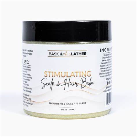 Bask and Lather Scalp and hair balm