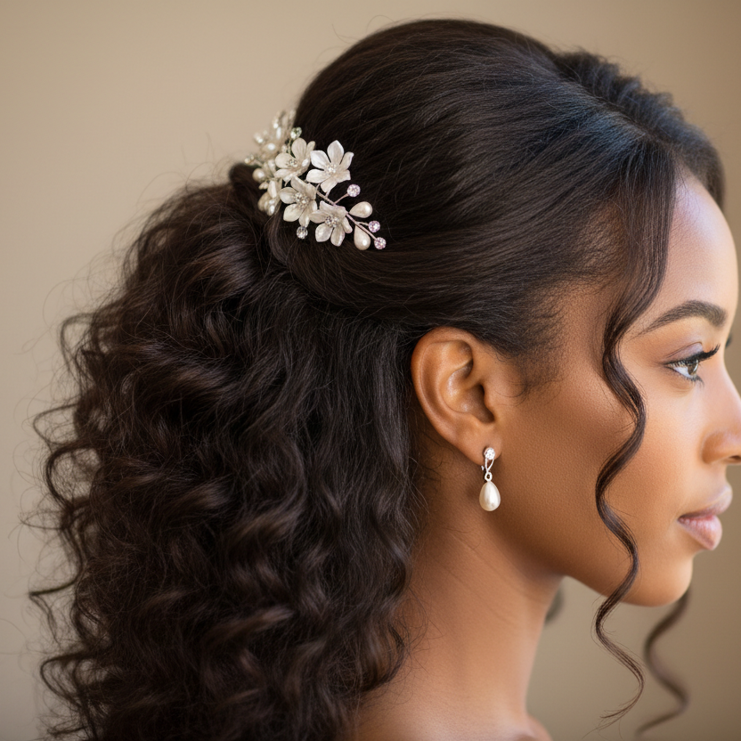 Alternative wedding hairstyle
