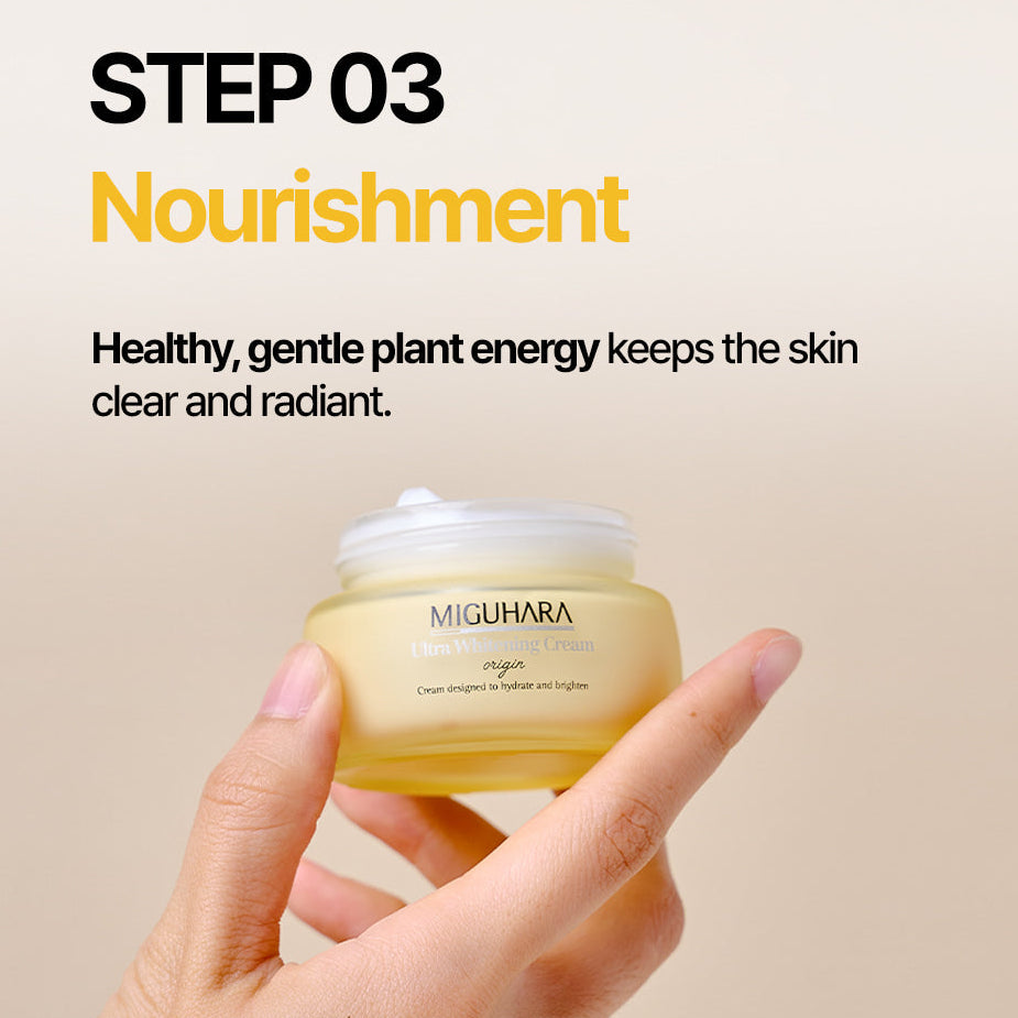 MIGUHARA Big 3 Step Whitening Mask Pack Origin (1.7ml + 2ml + 25ml)