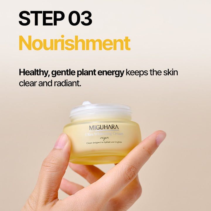 MIGUHARA Big 3 Step Whitening Mask Pack Origin (1.7ml + 2ml + 25ml)
