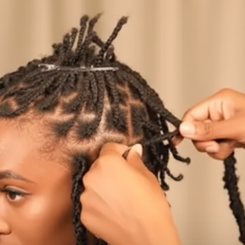 Box braids styling