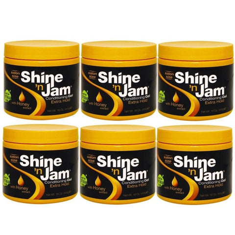 Ampro Shine n' Jam Gel Extra Hold 16oz Wholesale 6-Pack
