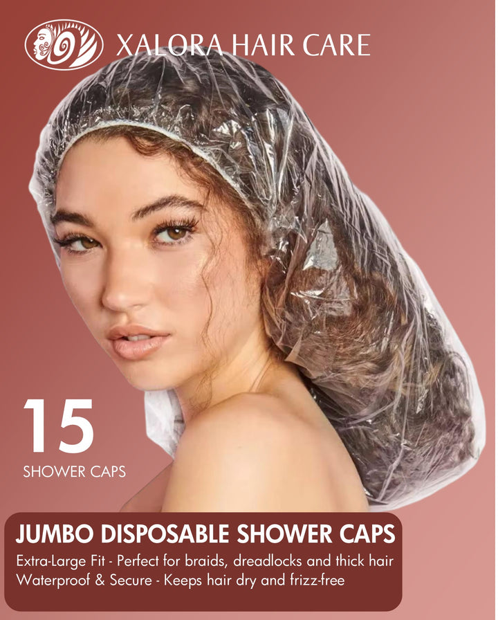 Xalora Jumbo Disposable Shower Caps