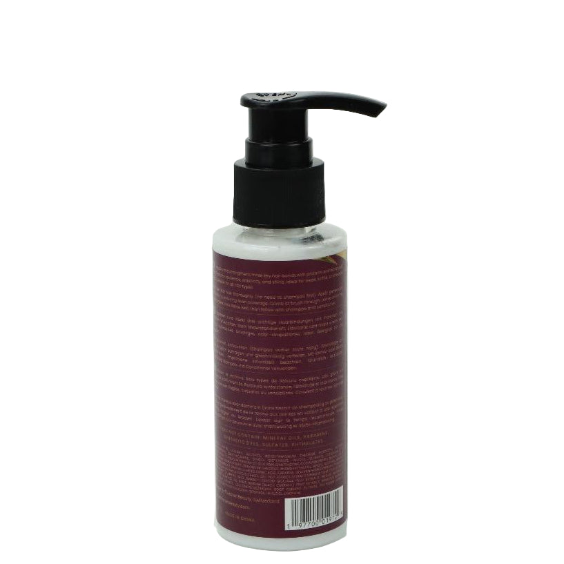 Bottle with a pump dispenser on a white background