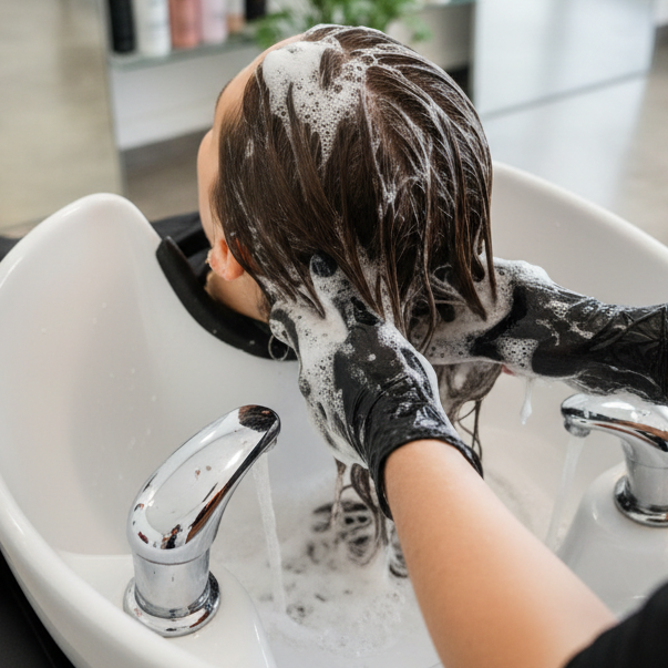 Hair wash service without face