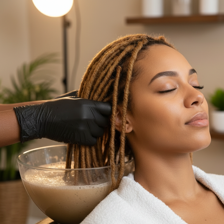 Loc Detox Treatment with Gloves