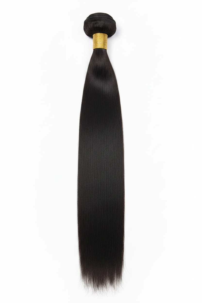 Natural Lengths Hair Weft Straight 1B 24"