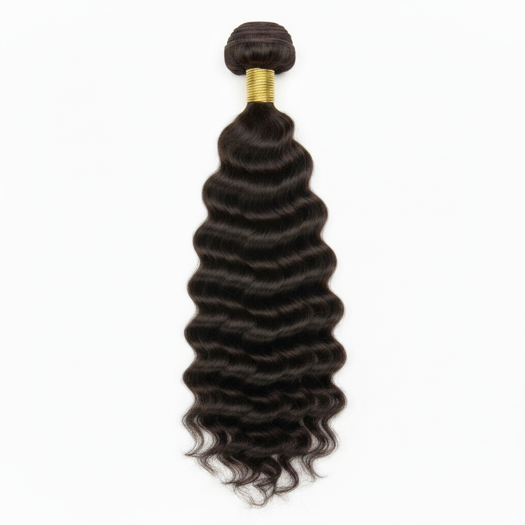 Hair Bundle Dark Cool Brown – Gold Cord