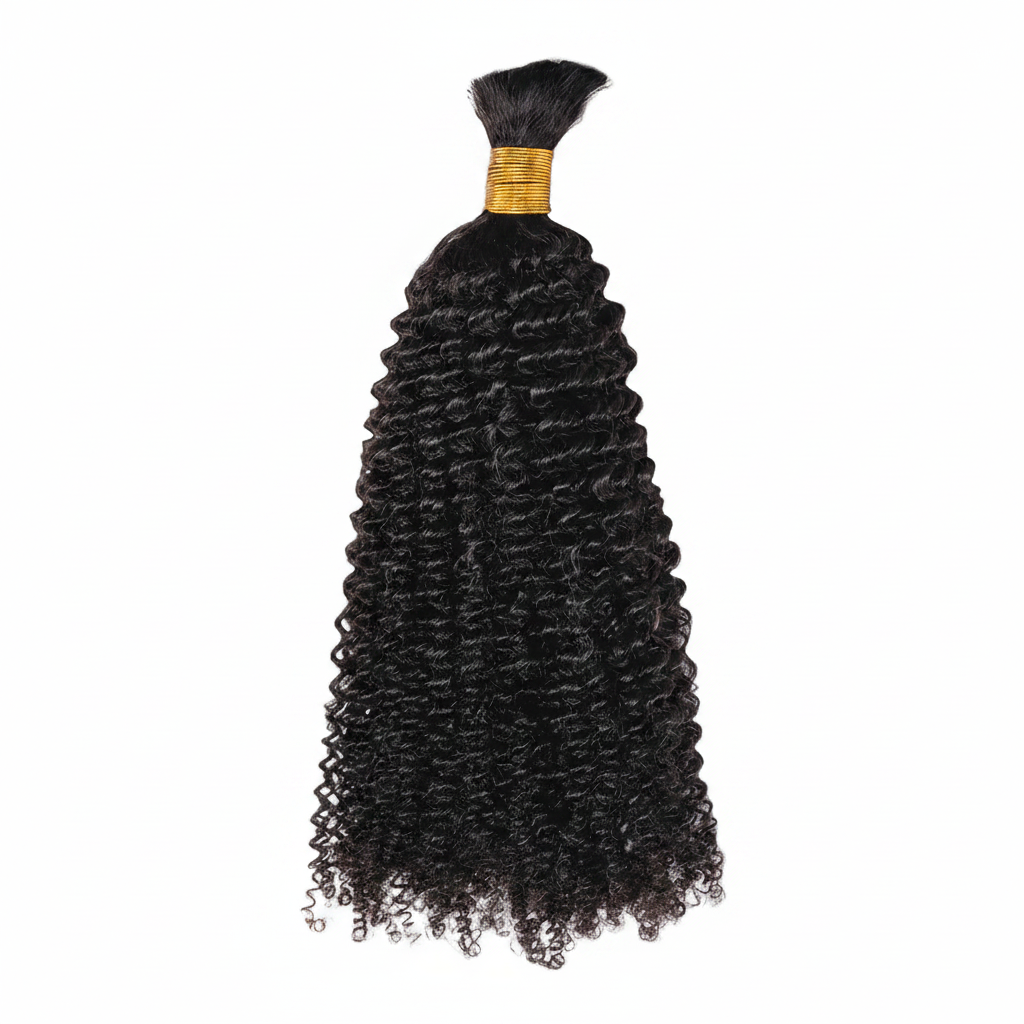 Bundle Bulk Kinky Curly Dark Brown Square