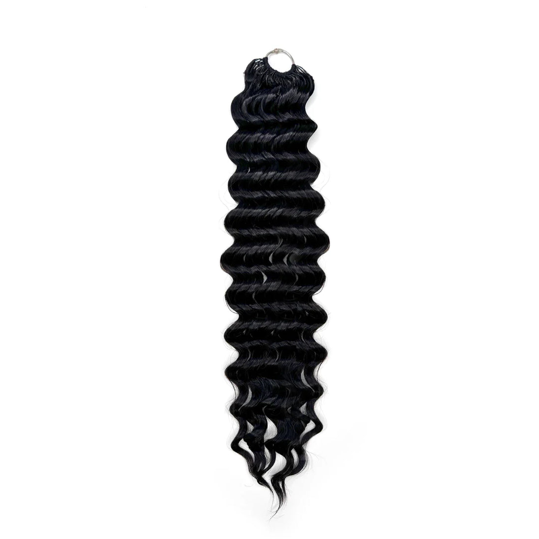 Natural Lengths Human Hair Crochet Water Wave 1B 20"