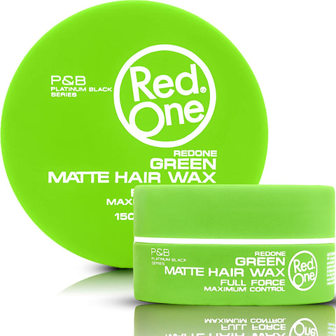 Red One Matte Hair Wax Green 150ml