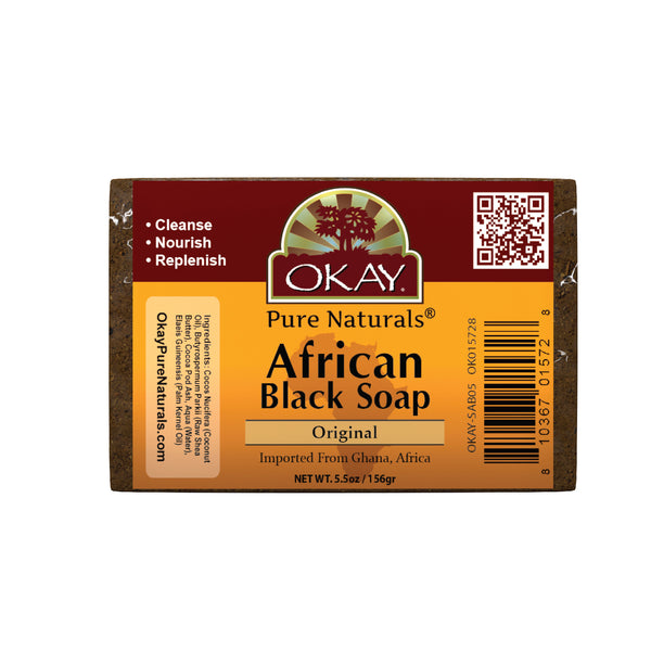Okay Original African Black Soap Bar