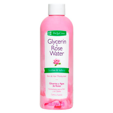 De La Cruz® Pure Non-GMO Vegetable Glycerin & Rose Water