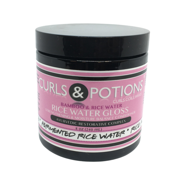 CURLS AND POTIONS RICE WATER GLOSS