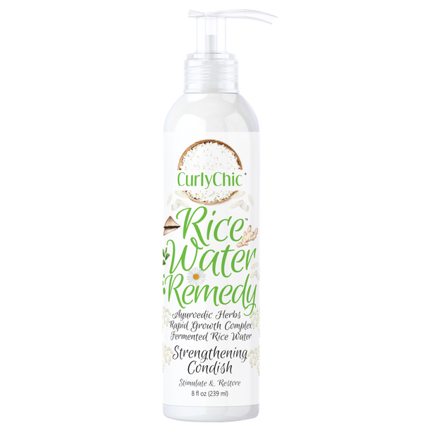 CurlyChic Rice Water Remedy Strengthening Deep Condish