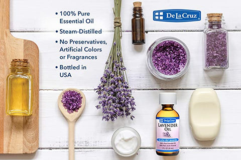 De La Cruz® Pure Lavender Essential Oil