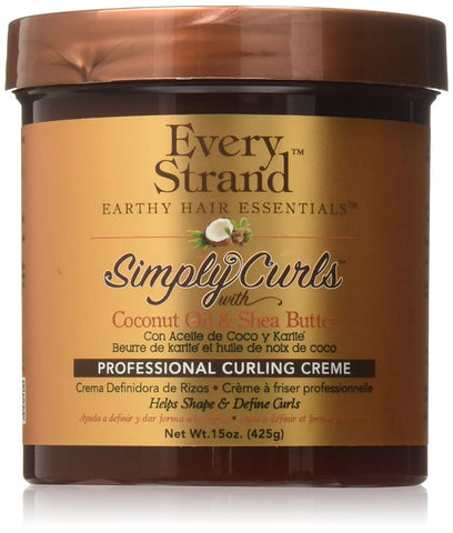 Every Strand Simply Curls with Shea & Coconut Oil Professional Curling Creme 15oz